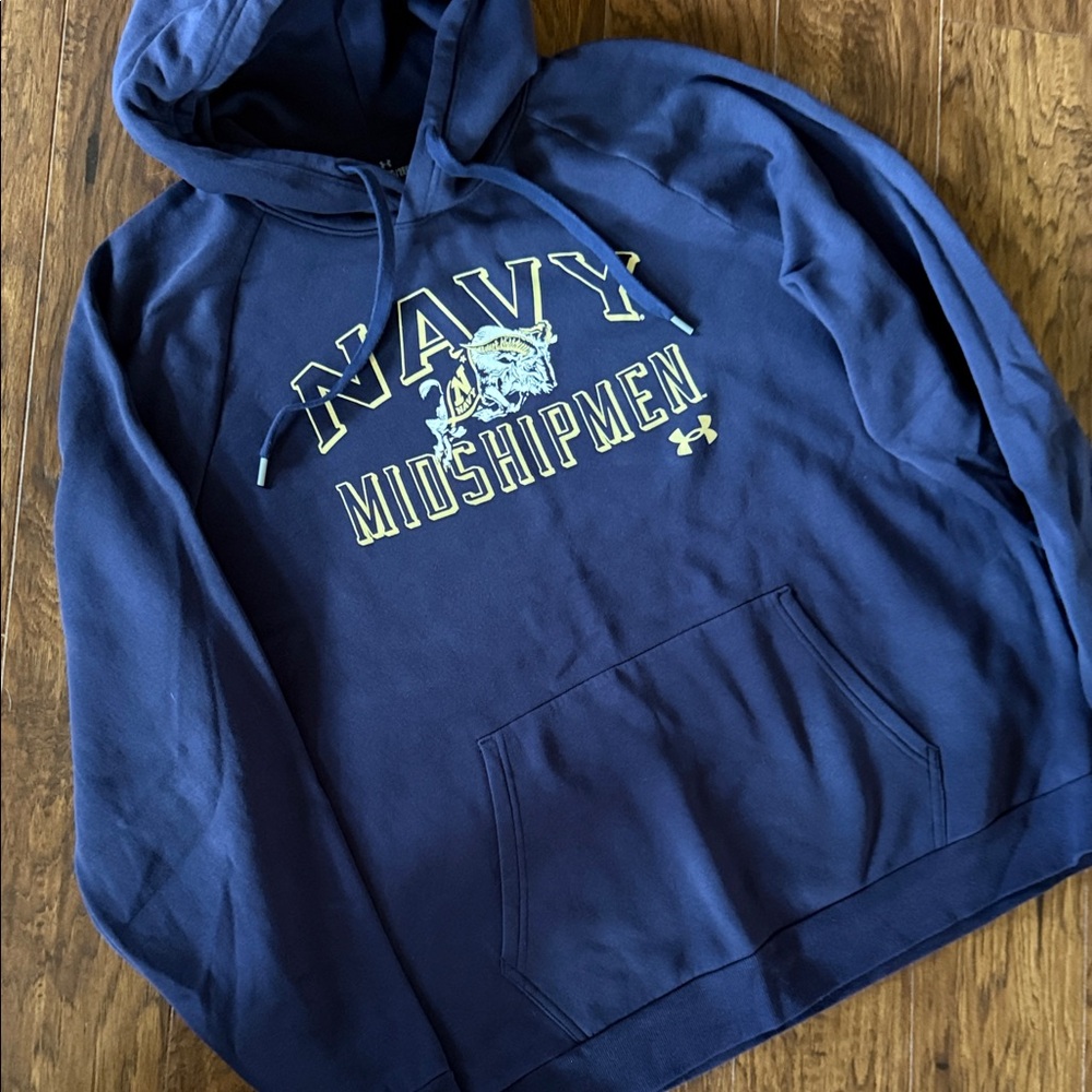 United States Naval Academy (NAVY) Under Armour Hooded Sweatshirt